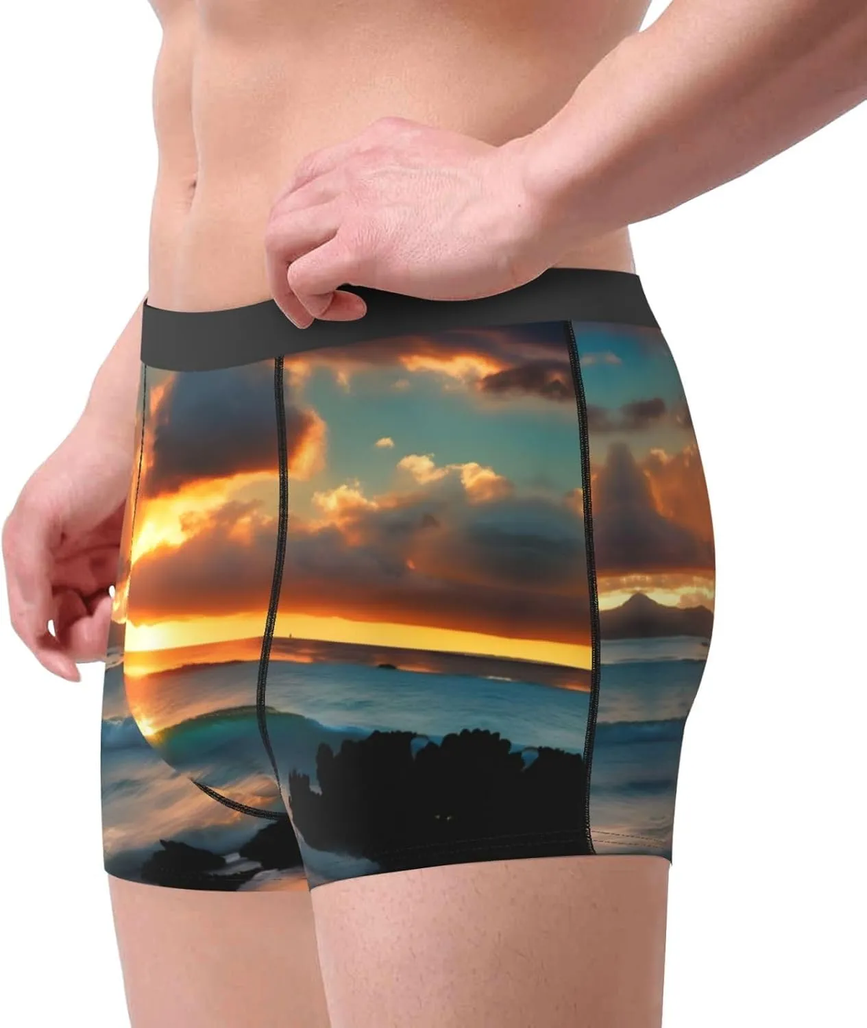 Mens Underwear Mens Underwear Boxer Briefs Breathable Soft Moisture Wicking with