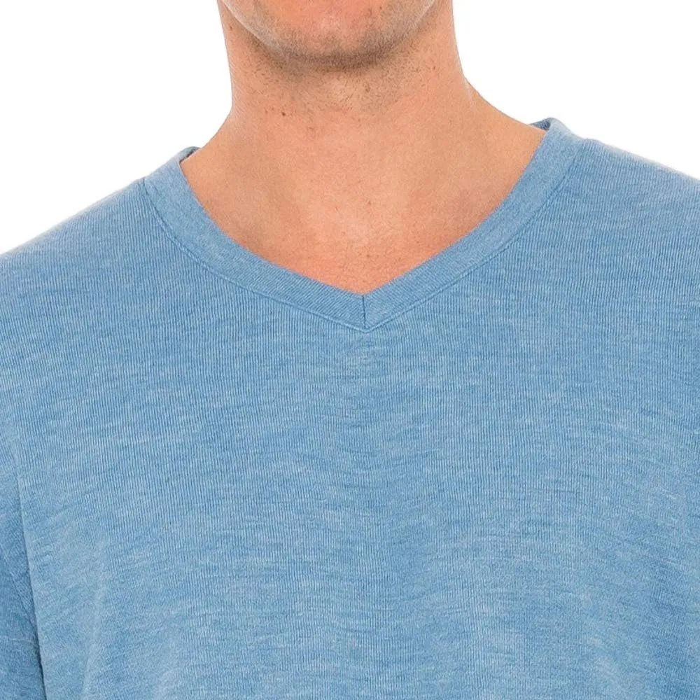 Mens V Neck Sweater - Moisture Wicking Dry Fit - Lightweight Fashion Sweaters