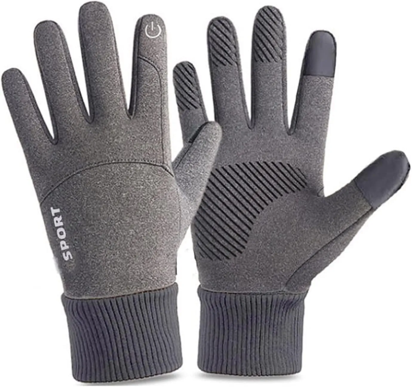 Men's Windproof Snow Gloves Lightweight Warm for Winter Mittens Cold Weather Thermal Gloves Freezer Gloves