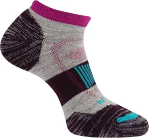 Merrell Men's and Women's Zoned Cushioned Wool Hiking Low Cut Socks-1 Pair Pack-Breathable Arch Support
