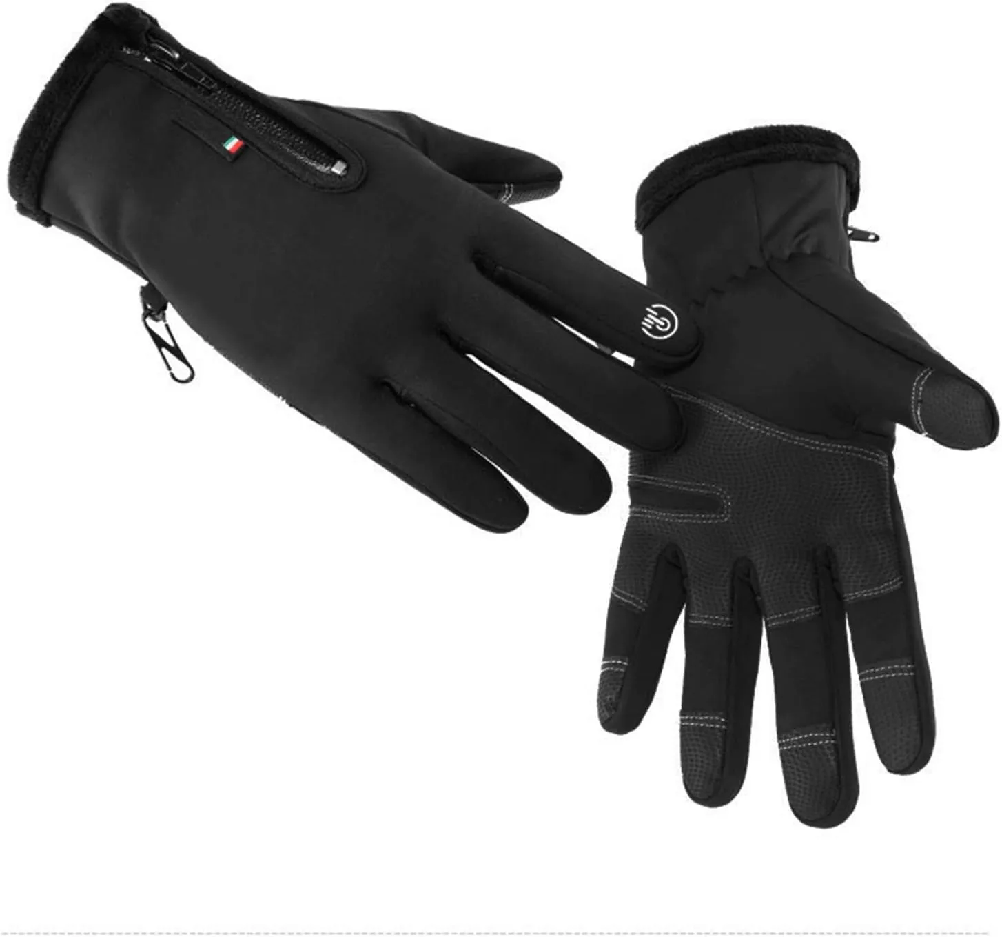 MioCloth Waterproof Cold Weather Anti Slip Driving Skiing Touchscreen Gloves Fleece Lined