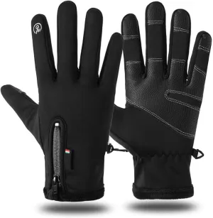 MioCloth Waterproof Cold Weather Anti Slip Driving Skiing Touchscreen Gloves Fleece Lined