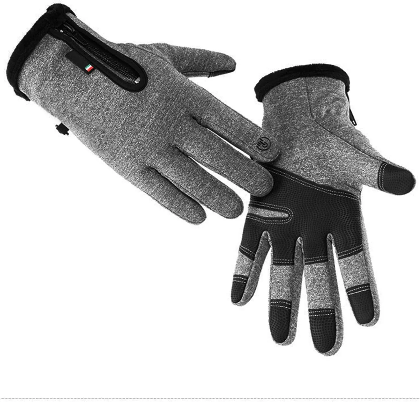 MioCloth Waterproof Cold Weather Anti Slip Driving Skiing Touchscreen Gloves Fleece Lined