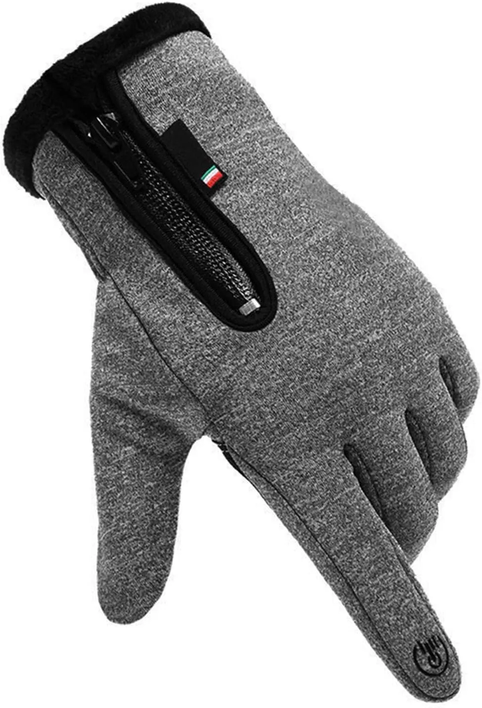 MioCloth Waterproof Cold Weather Anti Slip Driving Skiing Touchscreen Gloves Fleece Lined