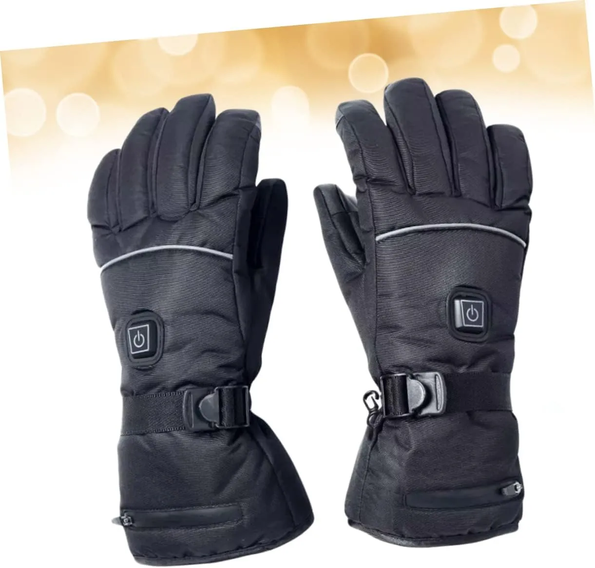 Mipcase Heated Gloves Heating Gloves Windproof Thermal Gloves Ski Gloves Battery Powered Gloves Mittens Winter