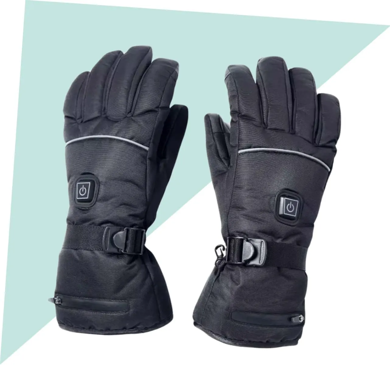Mipcase Heated Gloves Heating Gloves Windproof Thermal Gloves Ski Gloves Battery Powered Gloves Mittens Winter