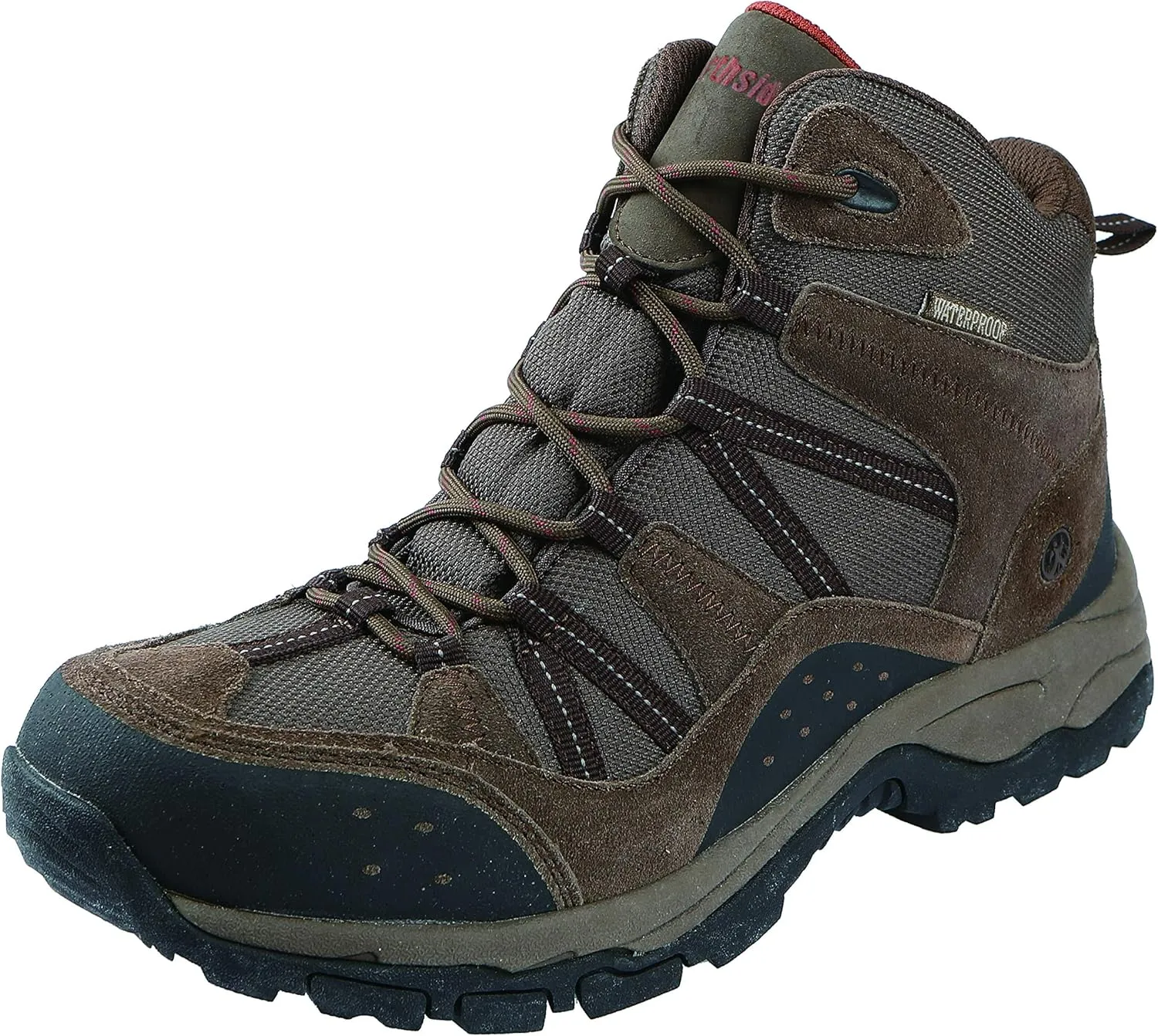 Northside Mens Freemont Leather Mid Waterproof Hiking Boot