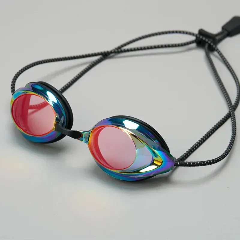 Outdoor Swimming Goggles with Bright Color Electroplating