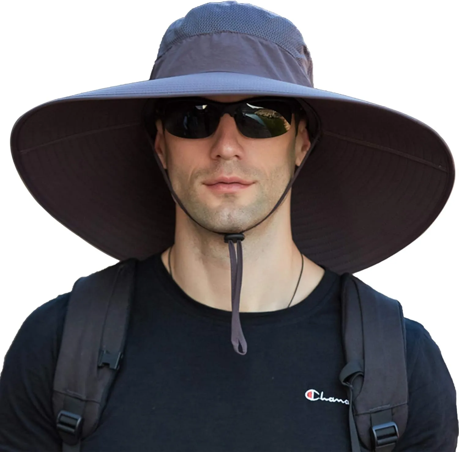 Peicees Super Wide Brim Sun Hat UPF 50  UV Waterproof Fishing Hat for Men Women