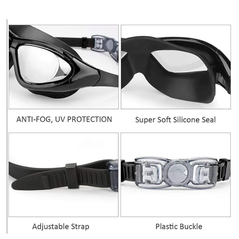 Protective Film Swimming Goggles With Ear Plugs Lb-46