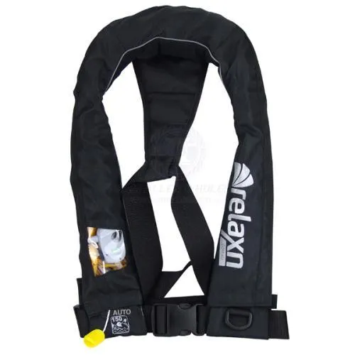 Relaxn PFD - Automatic Inflation, 150N - Deluxe, BLACK