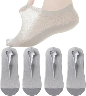 Repertoire Socks, Repertoireof Ultra Thin Liner Socks Non Slip Combed Cotton No Show for Women Men