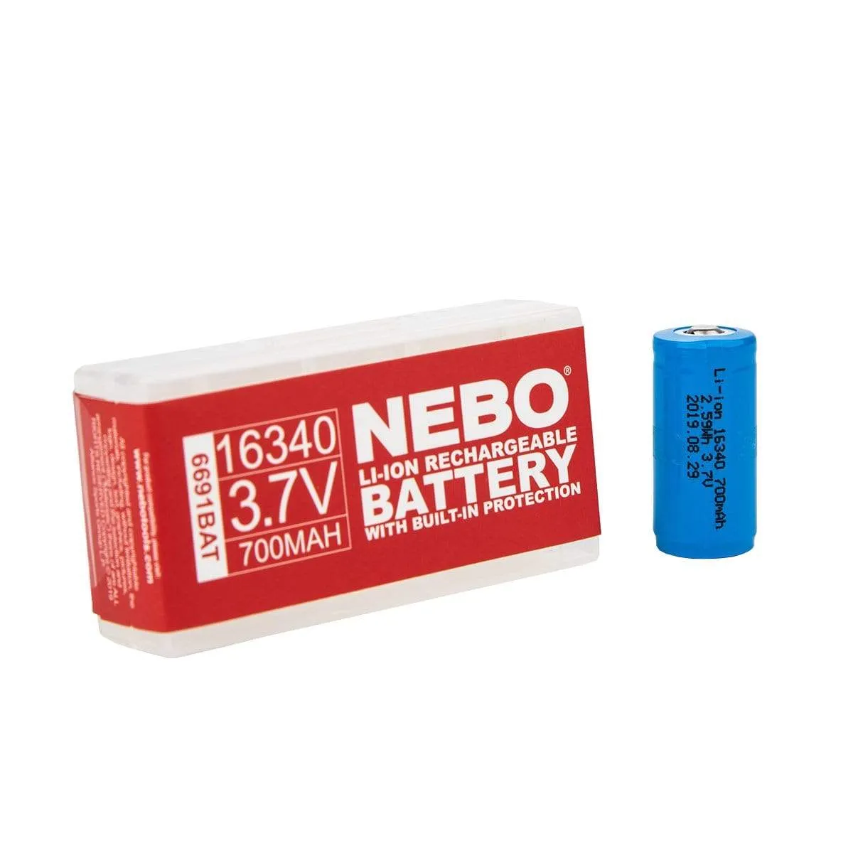 Replacement Li-Ion Rechargeable Battery - NEBO TORCHY and REBEL