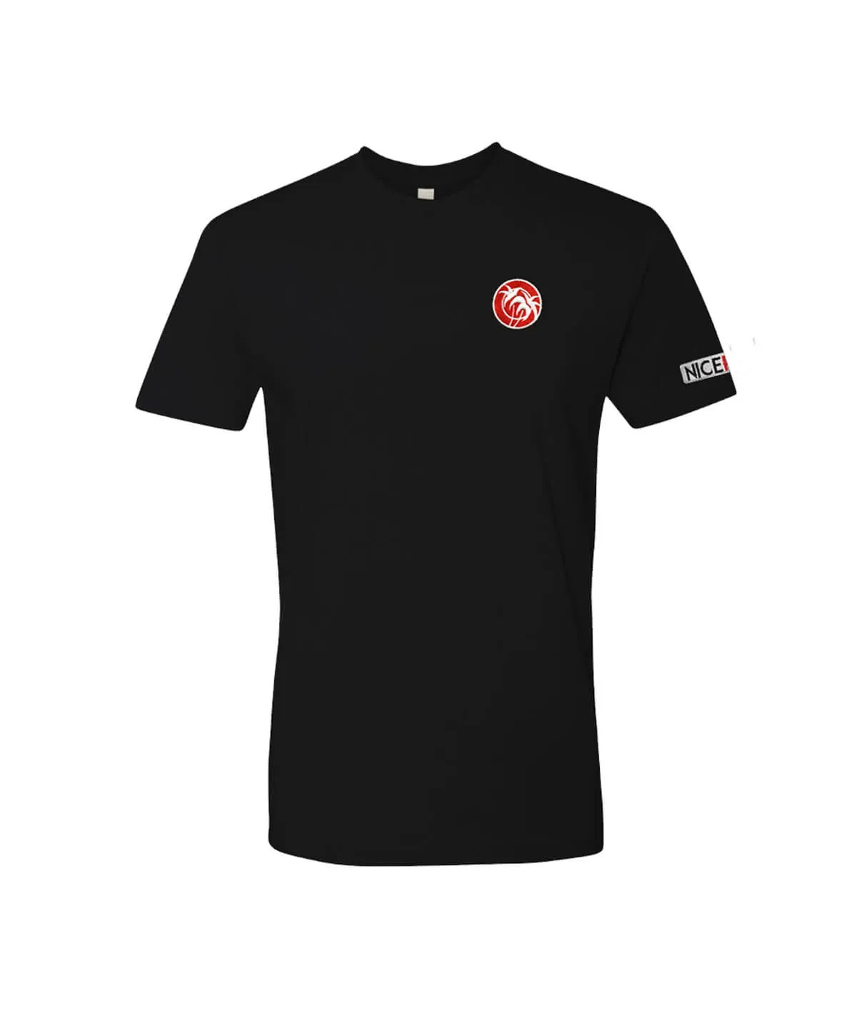 Rojo Negro - Black Next Level Men's Short Sleeve 100% Cotton T-Shirt