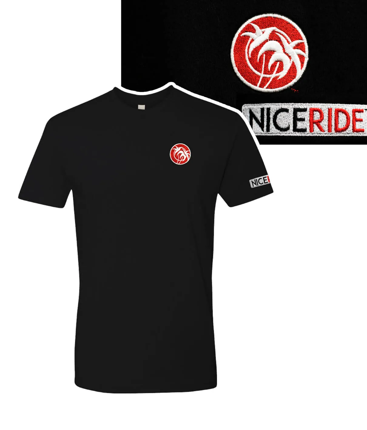 Rojo Negro - Black Next Level Men's Short Sleeve 100% Cotton T-Shirt