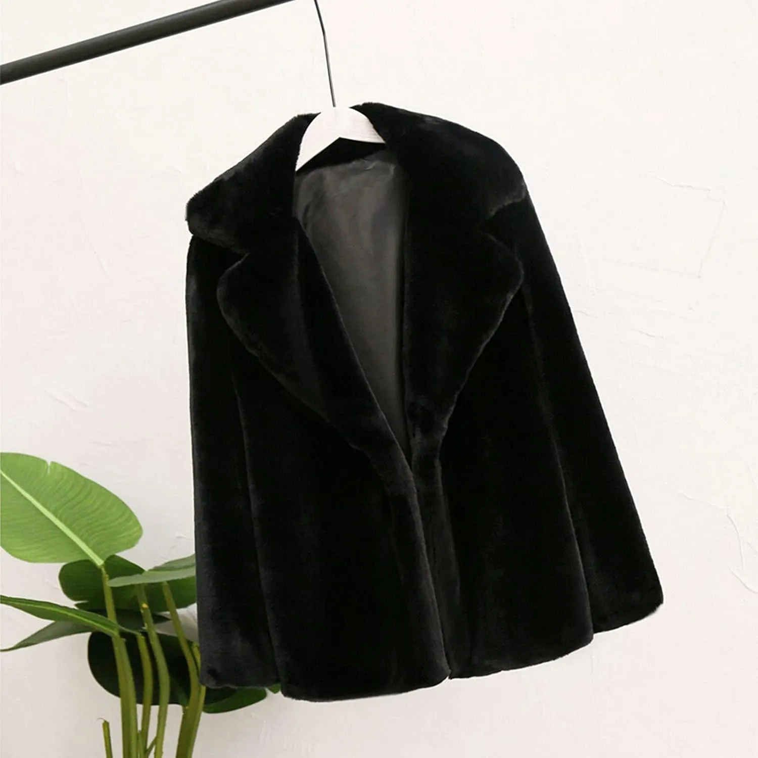 SHAOBGE Insulated Jacket Women Women Solid Overcoat Plush Coat Winter Thicken Warm Outercoat Fashion Thick Zip up Jacket