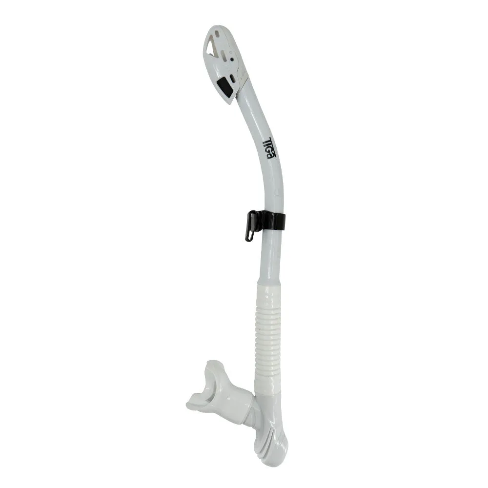 Sherwood Tiga Dry Snorkel with Splash Guard and Sealing Valve