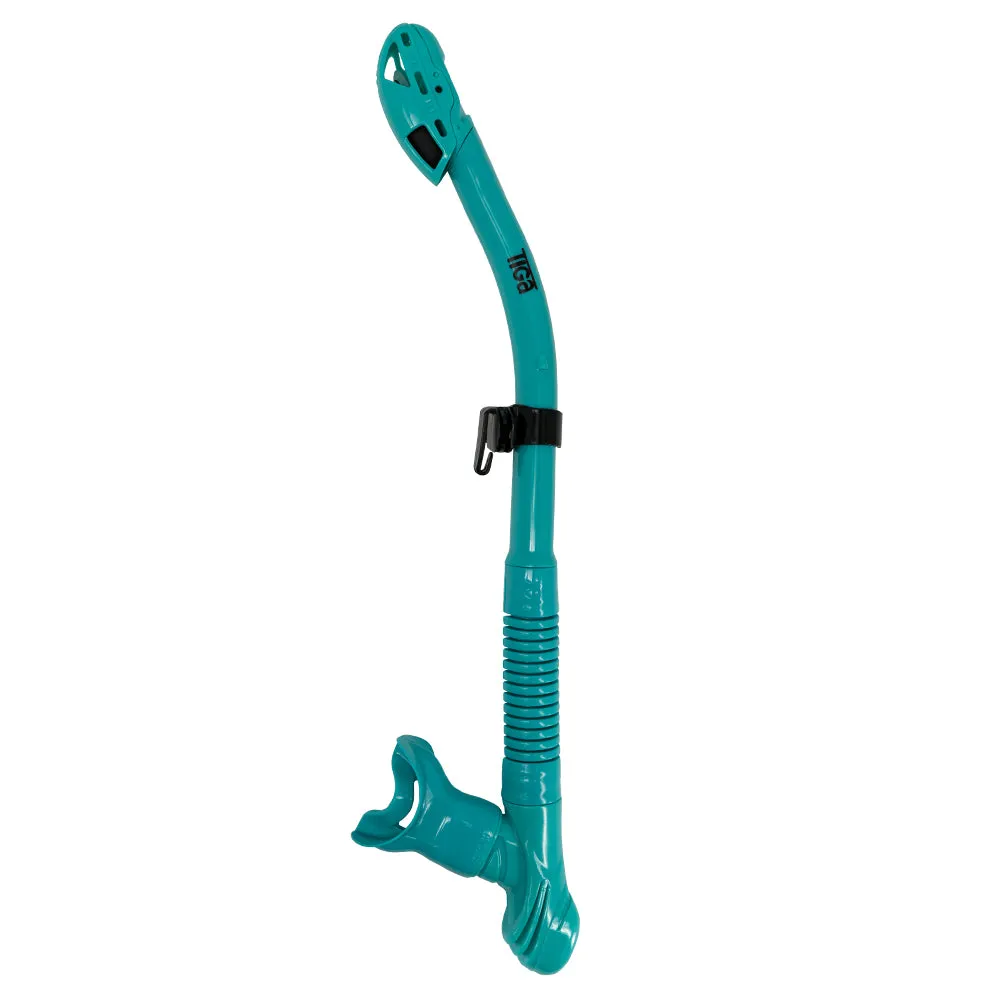 Sherwood Tiga Dry Snorkel with Splash Guard and Sealing Valve
