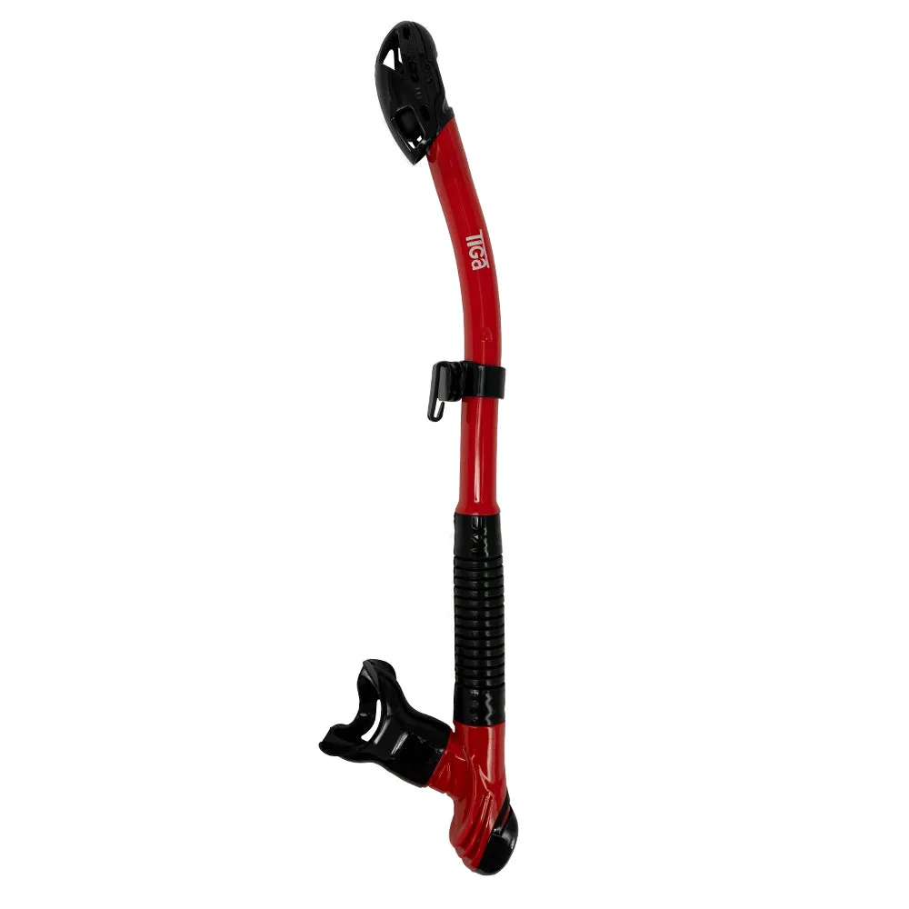 Sherwood Tiga Dry Snorkel with Splash Guard and Sealing Valve