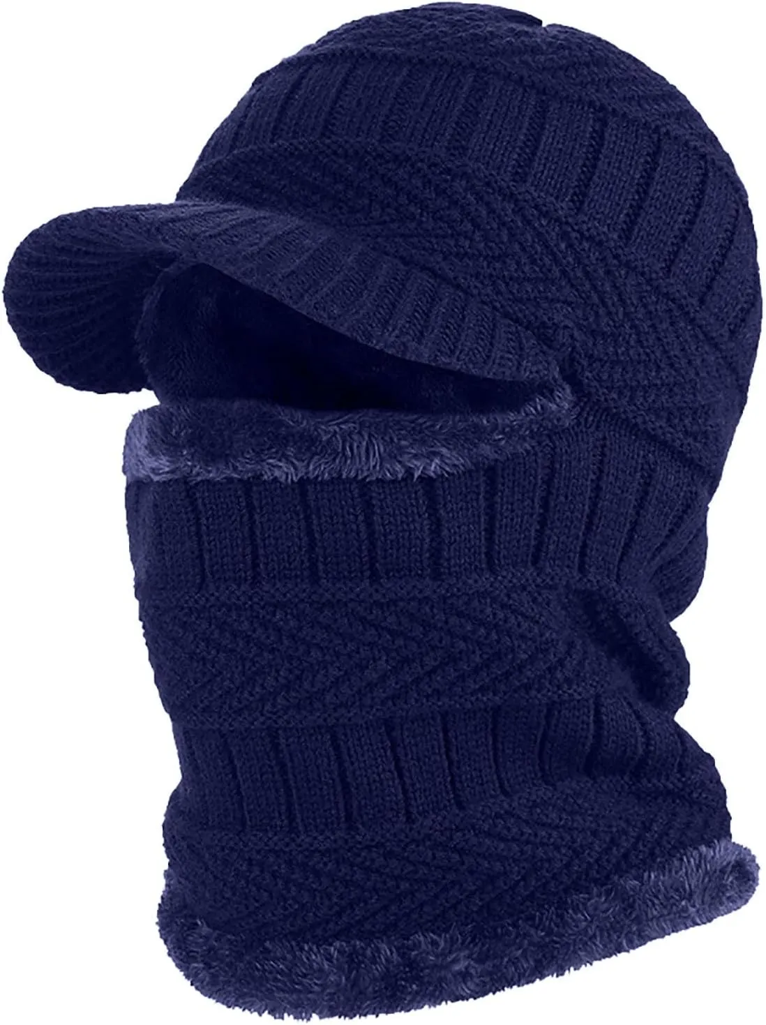 Ski Mask Balaclava Cold Weather Warm and Fleece Face Mask Neck Warmer Full Face Windproof Mask for Men Women