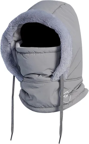 Ski Mask for Men Women Winter Thicken Hat Warm Windproof Face Mask Full Head Cover Scarf Neck for Cold Weather