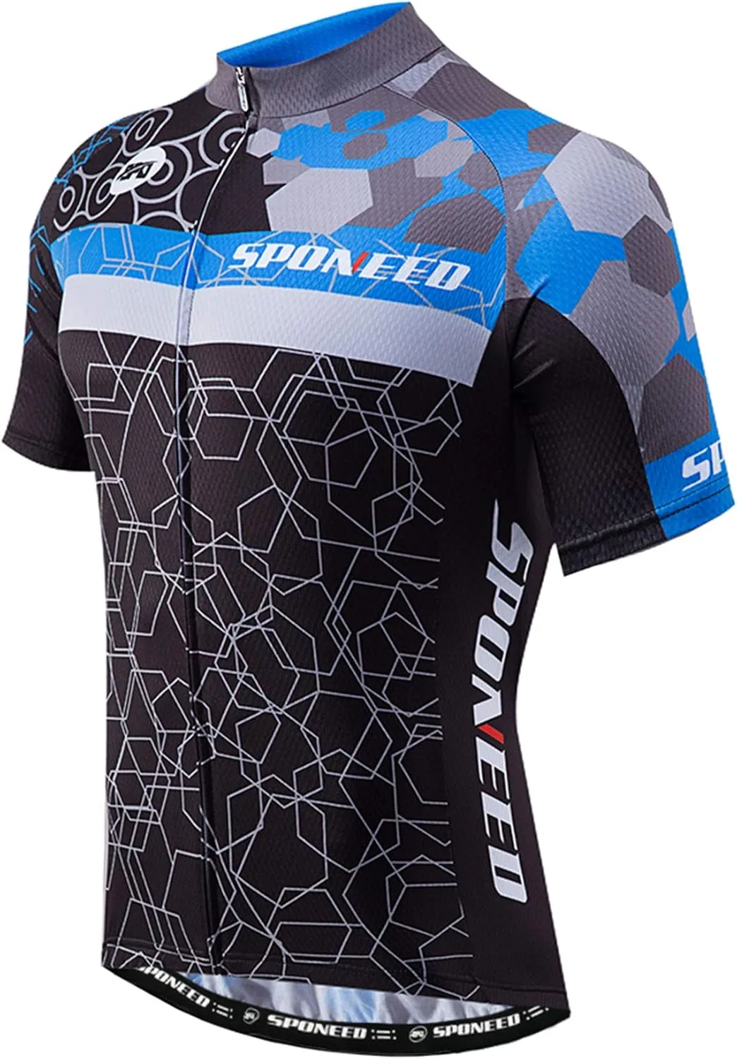 sponeed Men Cycle Outfit Set Bicycle Jersey Road Biker Shorts Trianthlon Cycling Gear Shirts