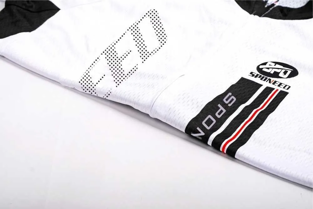 sponeed Men's Bicycle Shirts Long Sleeve Biker Jerseys Full Zipper Winter Cycling Gear Breathable