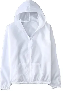 Summer Sun Protection Jacket - Ice Silk Outdoor Clothing Women's Solid Color Breathable Quick-Drying Men's Wat