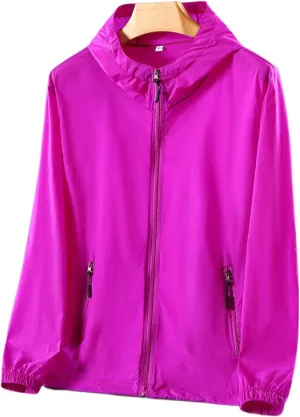 Summer Sun Protection Jacket - Quick-Drying Ultrathin Outdoor Clothing Men Women Long Sleeve Windproof Cycling