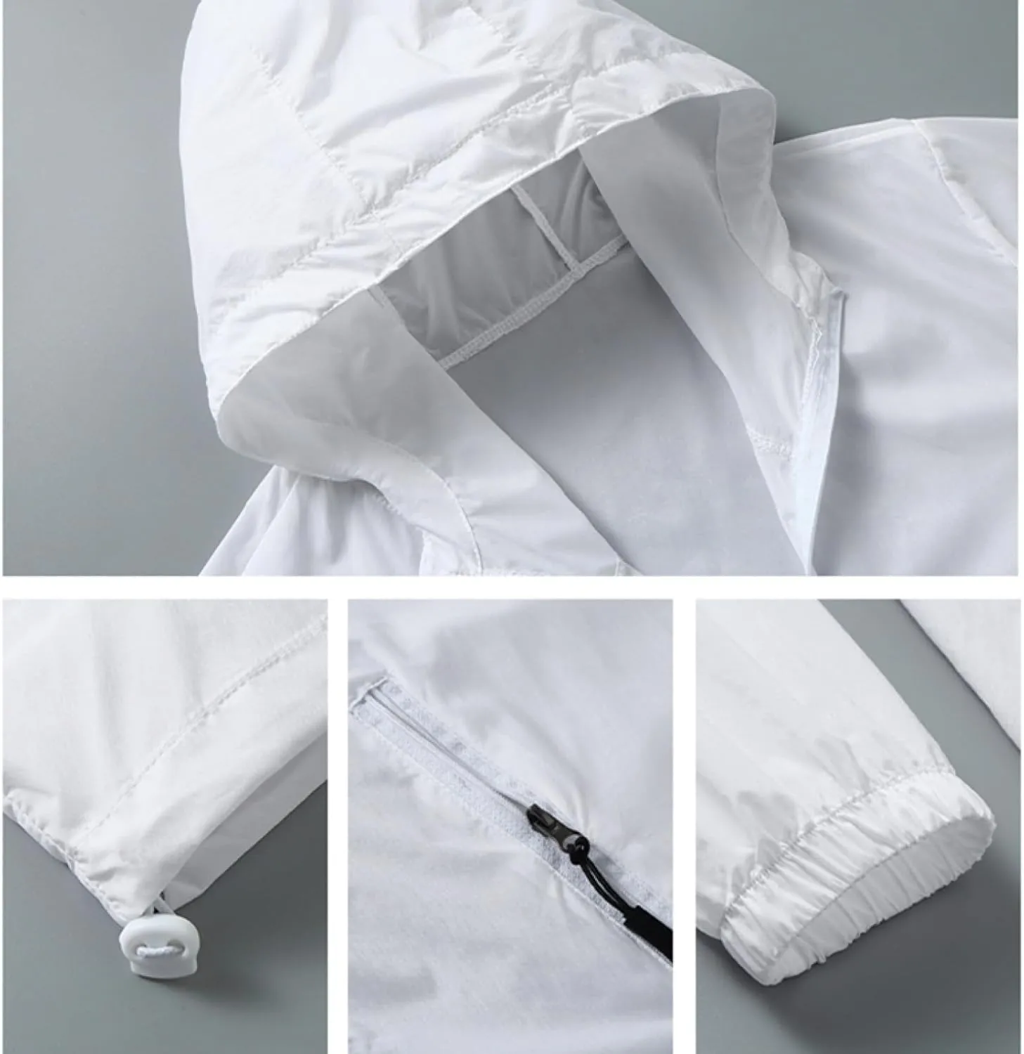 Summer Sun Protection Jacket - Quick-Drying Ultrathin Outdoor Clothing Men Women Long Sleeve Windproof Cycling