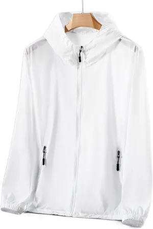 Summer Sun Protection Jacket - Quick-Drying Ultrathin Outdoor Clothing Men Women Long Sleeve Windproof Cycling
