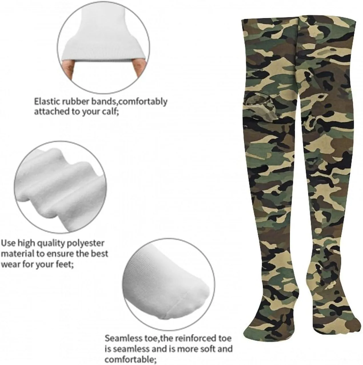 Supdreamc Women Girls Moisture Wicking Boot Sock for Training, Soccer, Trekking