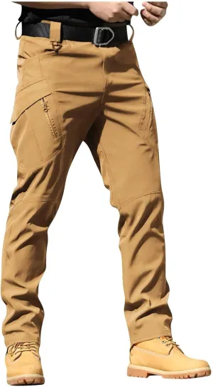Tactical Pants for Men Relaxed Fit Ripstop Work Cargo Pants Stretch Flex Camo Hiking Pant Multi Pockets Outdoor Clothing