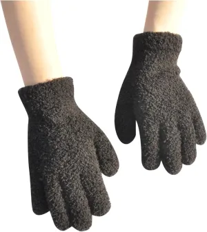 Thermal Gloves for Men Women Snow Warm Thermal Gloves Touchscreen Finger Strecty Knit Gloves For Men Women Winter Knitted Convertible Fingerless Gloves Wool Mittens Warm Mitten Glove