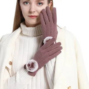 Thermal Gloves, Touchscreen Winter Thermal Warm Gloves Anti-Slip Gloves for Men Women Cold Weather