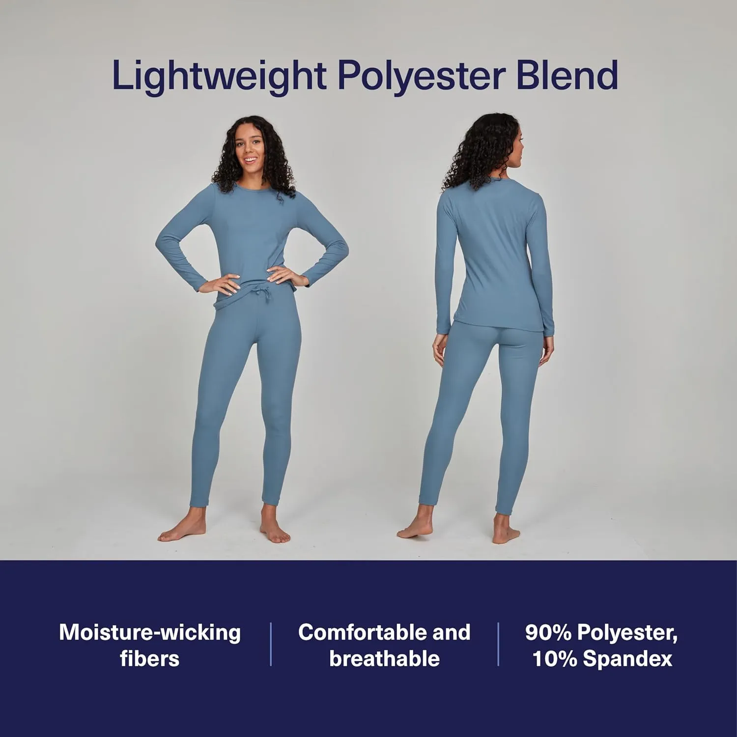 Thermal Underwear for Women Long Johns Women Thermal Top Bottom Fleece Lined Base Layer Pajamas Cold Weather