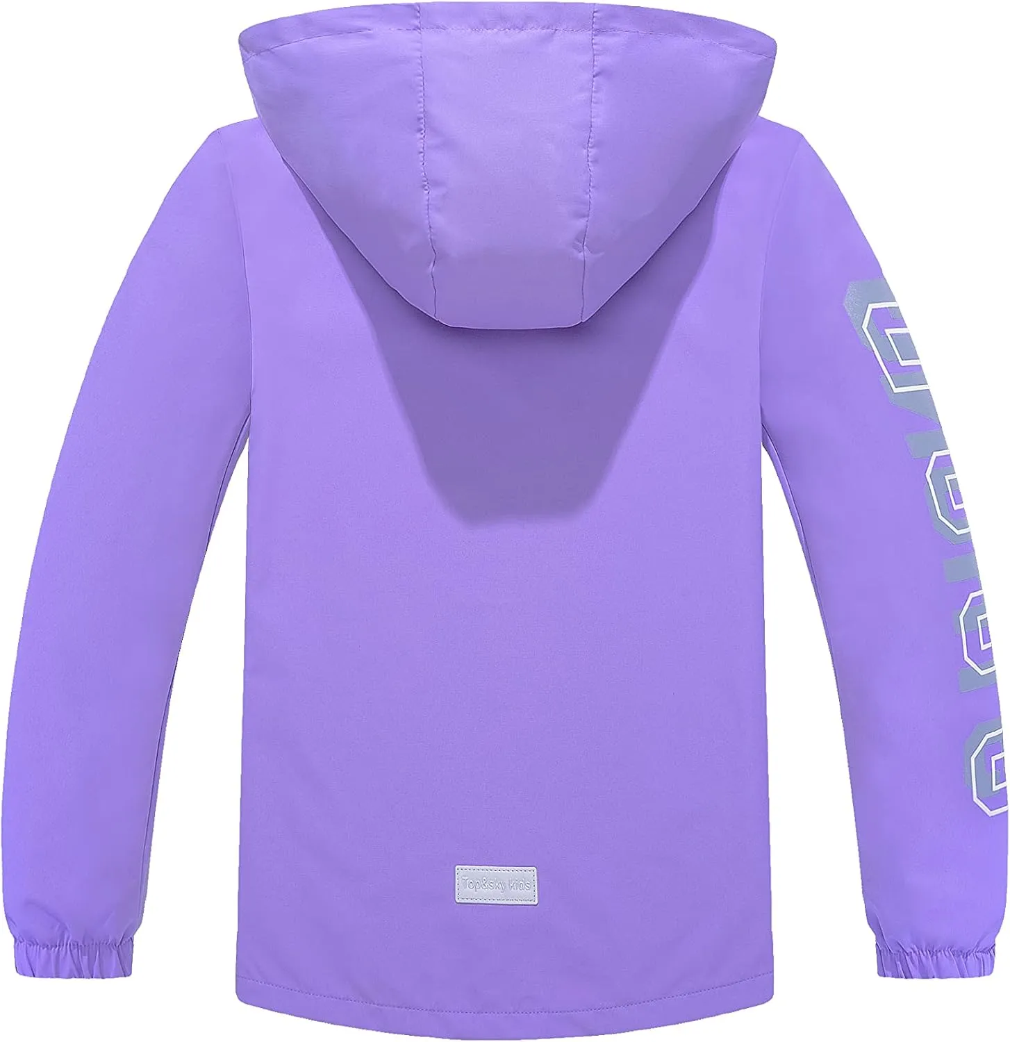 TOP&SKY KIDS Boys Dinosaur Rain Jacket Lightweight Waterproof Raincoats Windbreakers for Kids