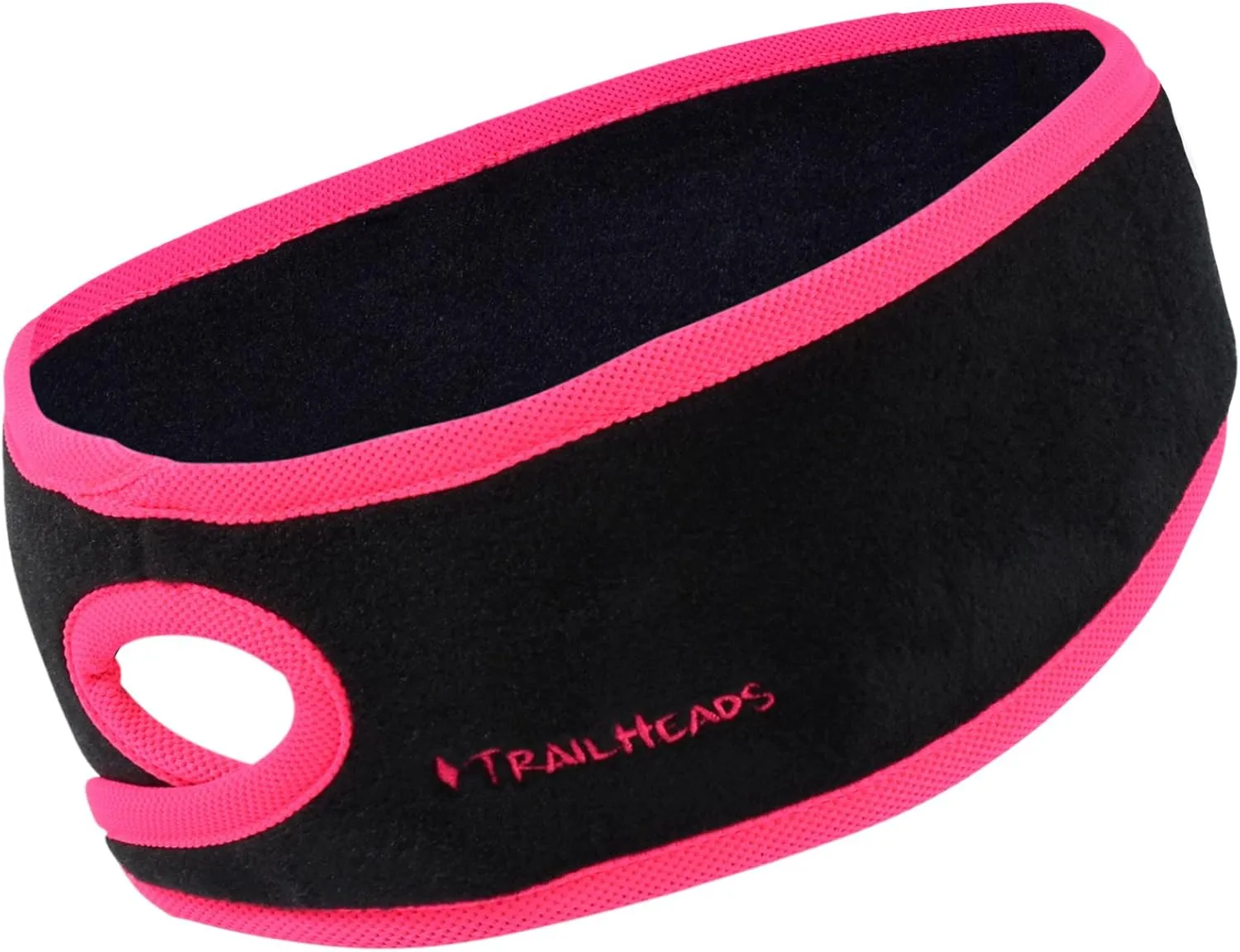 TrailHeads Womens Ponytail Headband | Fleece Earband | Winter Running Headband