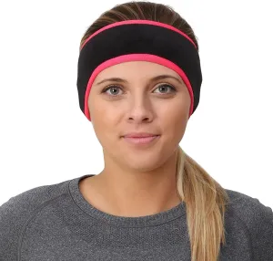 TrailHeads Womens Ponytail Headband | Fleece Earband | Winter Running Headband