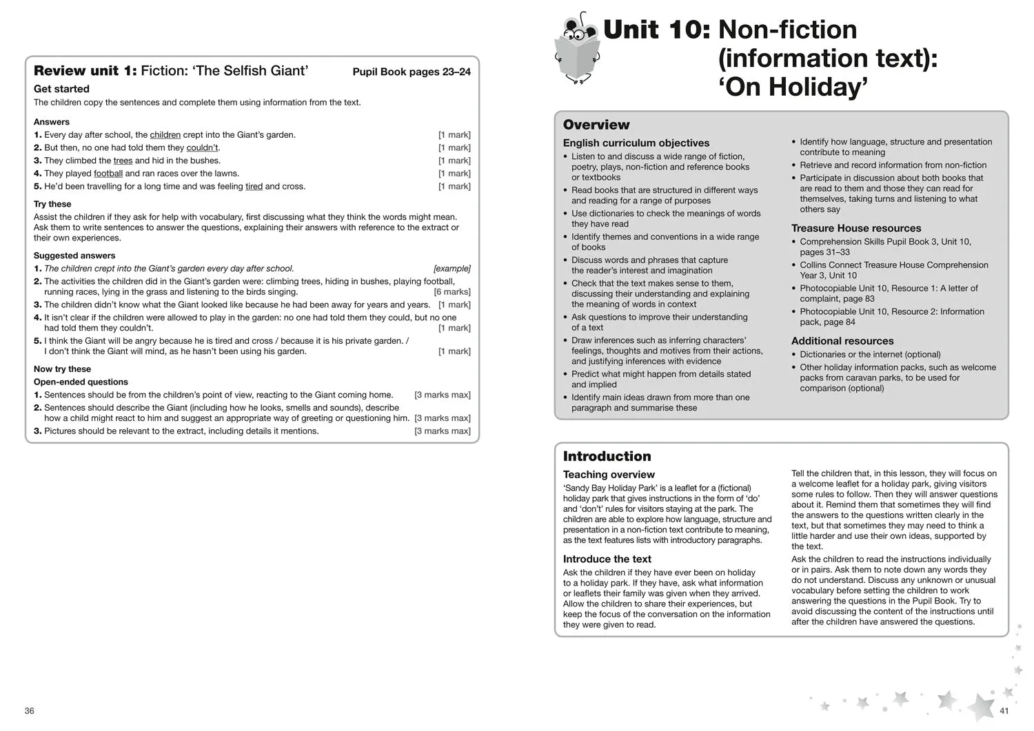 Treasure House - Comprehension Skills Teacher’s Guide 3