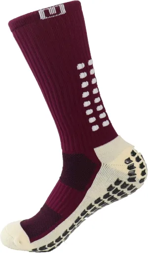 Ulalaza Unisex Anti Slip Sports Thicken Cushion Soccer Socks Non Skid Grippy Traction for Football Basketball Sports