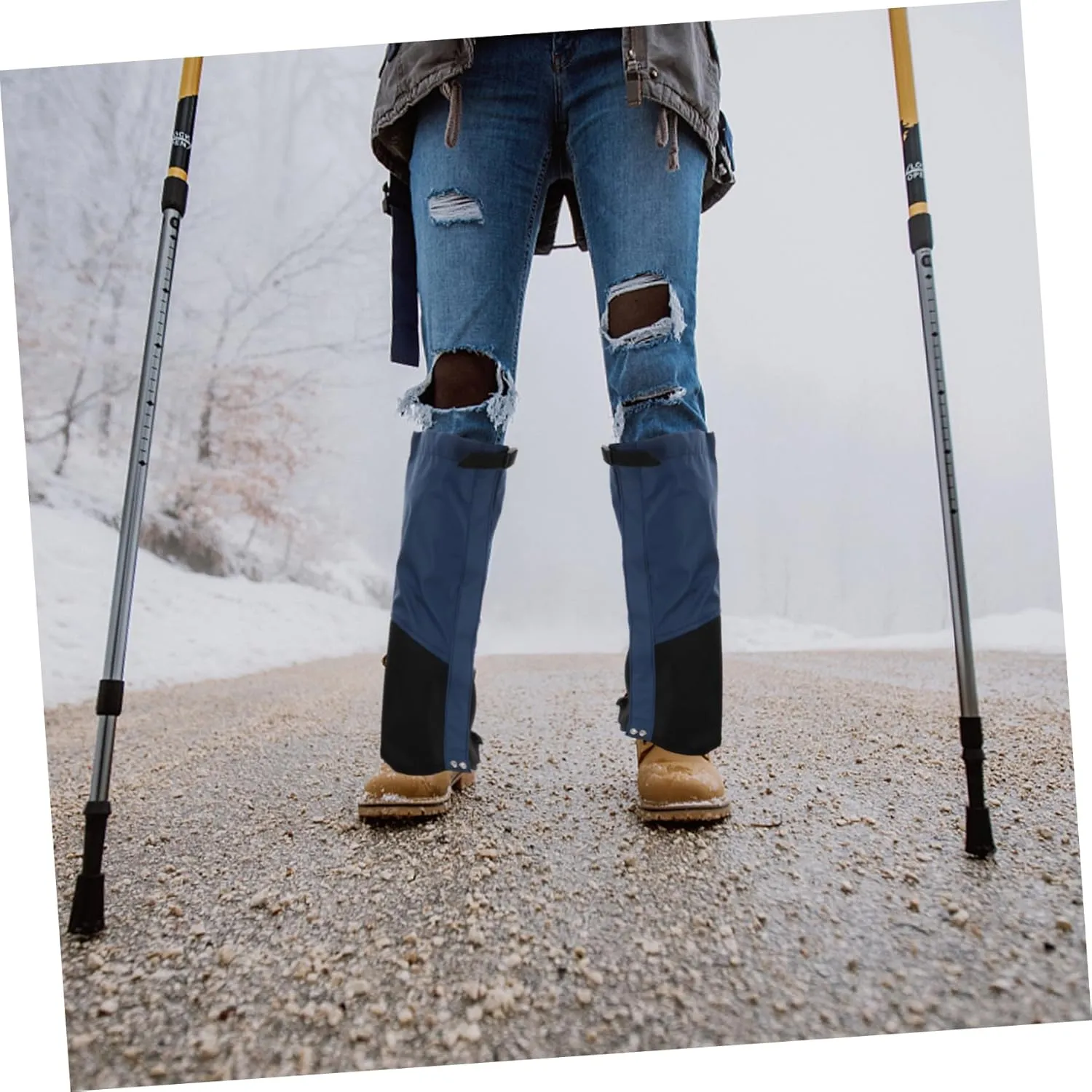 Unisex Boot Gaiters Hiking Legging Covers Waterproof Leg Gaiters Hiking Accessory for Snow Legging