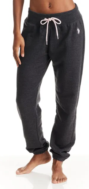 U.S. Polo Assn. Womens Sweatpants - French Terry Lounge Pants Sweats - Breathable, Comfy Joggers for Women No Pockets