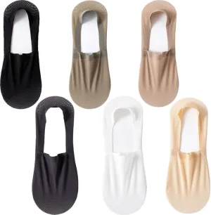 Velthentic Invisible Breathable Anti-Slip Socks, Ultra Thin Liner Lightweight Mesh No Show Socks for Women Men