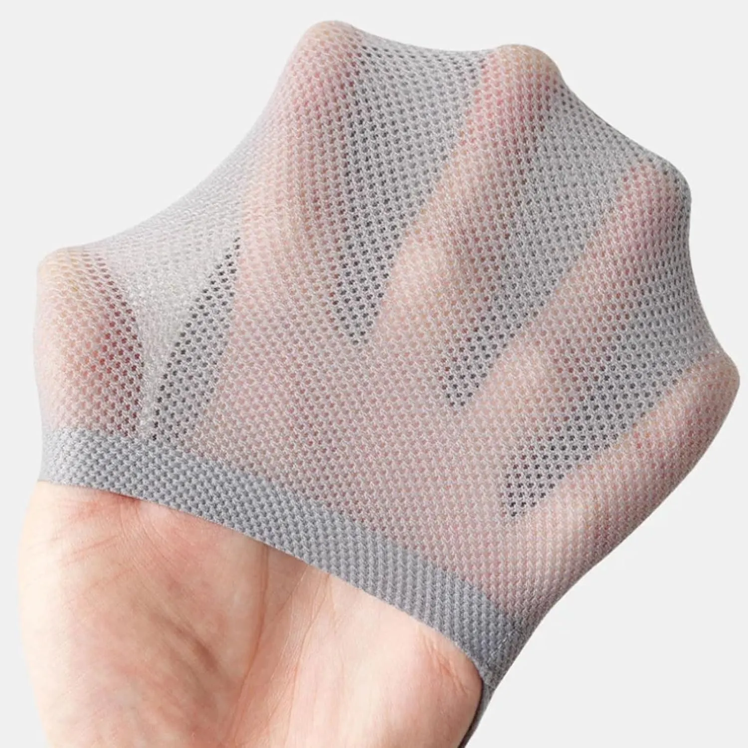 Velthentic Invisible Breathable Anti-Slip Socks, Ultra Thin Liner Lightweight Mesh No Show Socks for Women Men