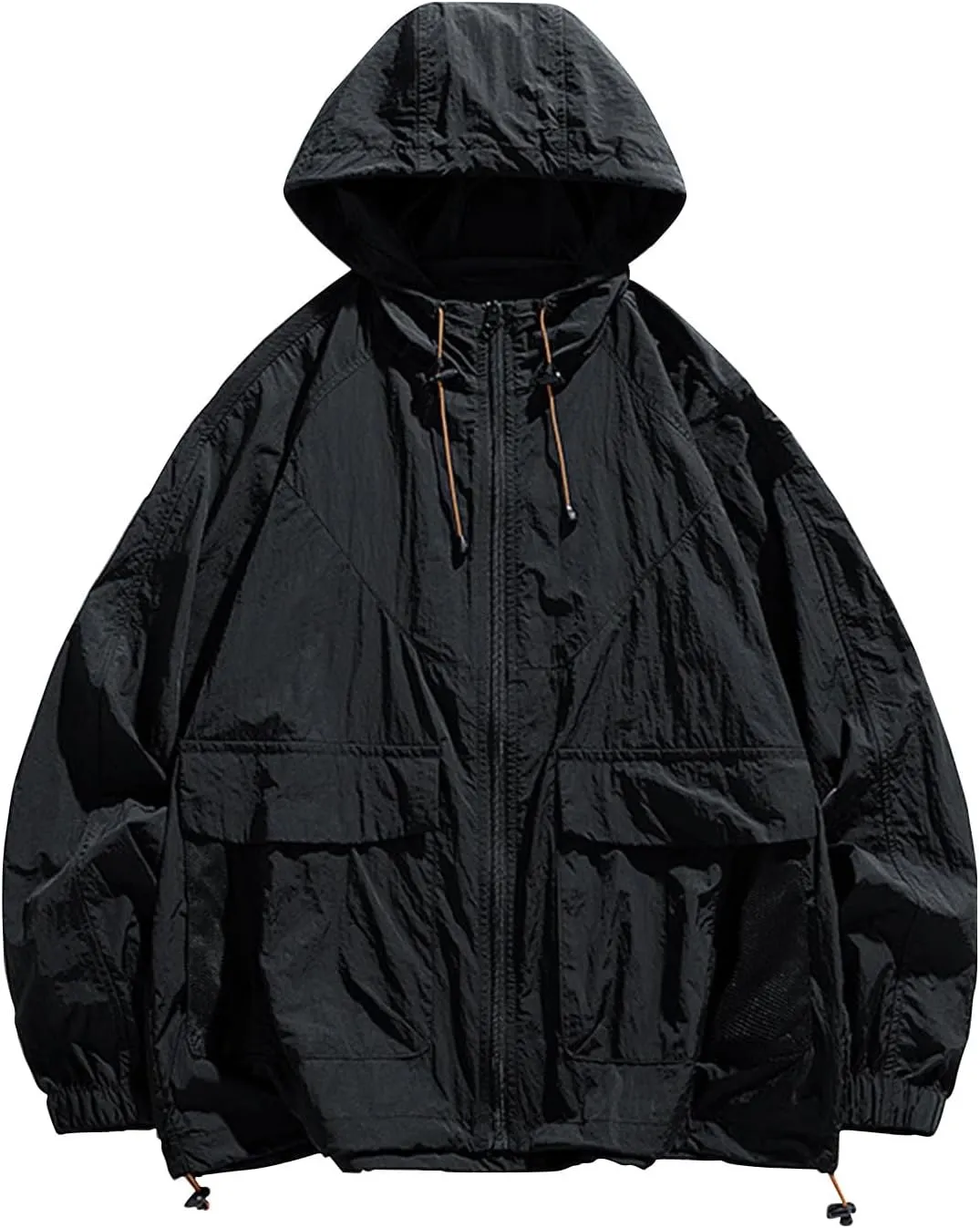 Windbreaker Men Waterproof Big and Tall Lightweight Outerwear for Fishing Golf Hiking Outdoor Work Outerwear