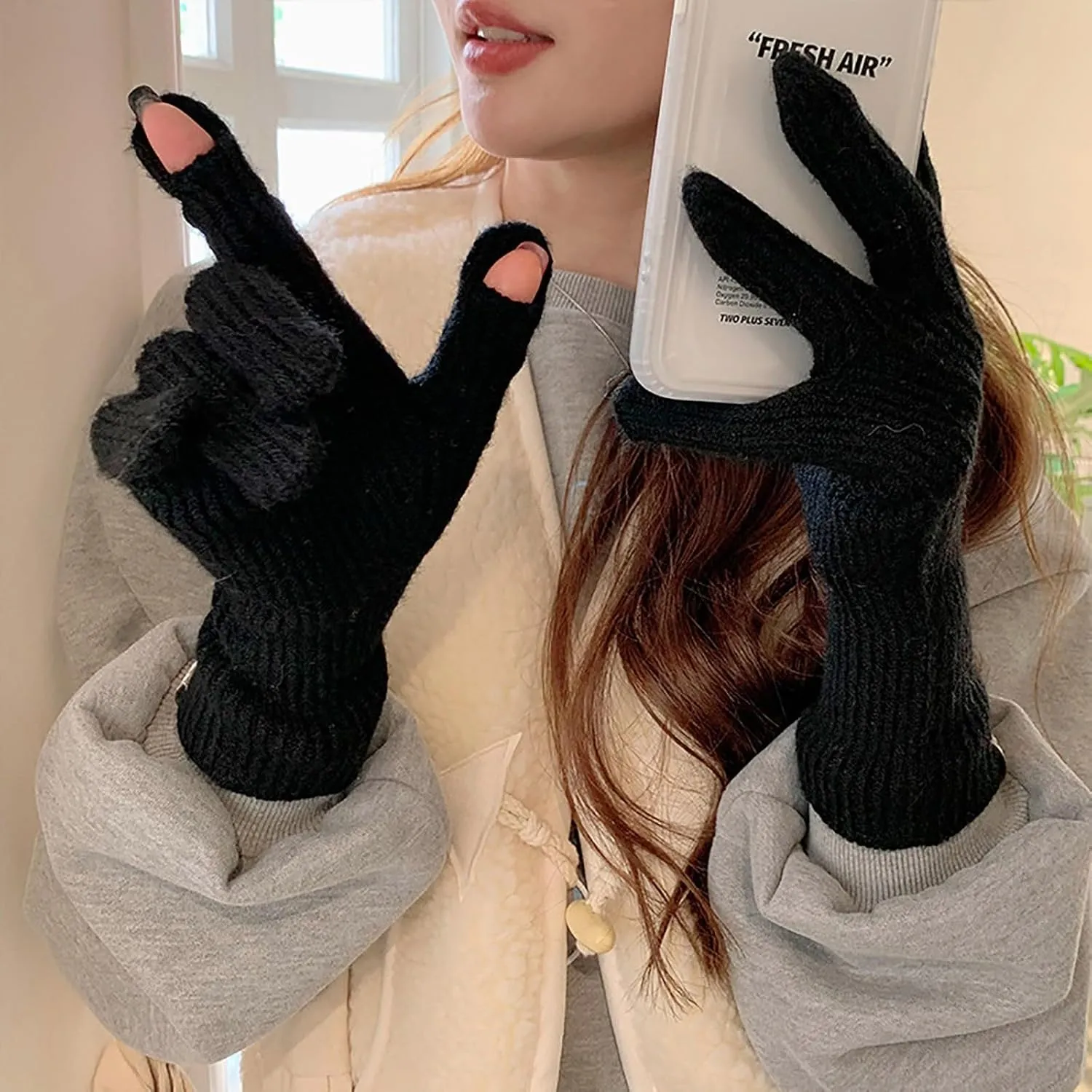 Windproof Winter Gloves Touchscreen Men Women Thermal Ski Mittens Warm Gloves for Women Snowboarding Gloves