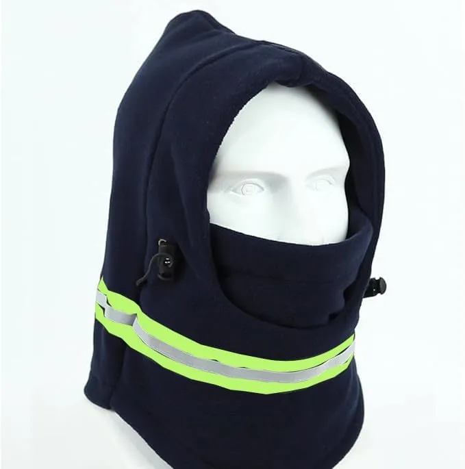 Winter Balaclava High Visibility Polar Fleece Ski Face Mask Men Reflective Windproof Fleece Hat Neck Head Warmer Ski Mask