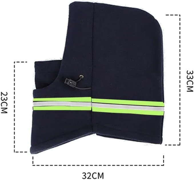 Winter Balaclava High Visibility Polar Fleece Ski Face Mask Men Reflective Windproof Fleece Hat Neck Head Warmer Ski Mask