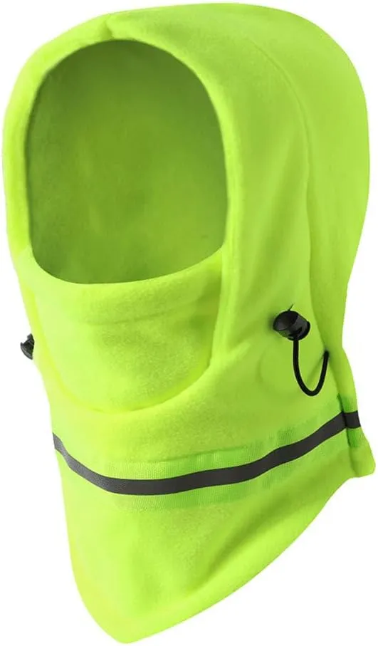Winter Balaclava High Visibility Polar Fleece Ski Face Mask Men Reflective Windproof Fleece Hat Neck Head Warmer Ski Mask